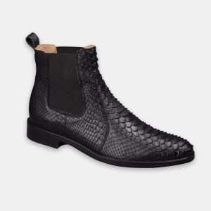 Mi Amuleto Botín de víbora pitón negro